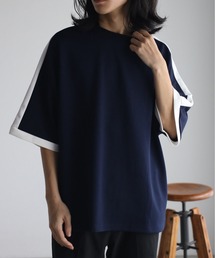 CREARE -LINO- | ダンボール オーバーサイズ ライン Tシャツ<ユニセックス>(Tシャツ/カットソー)