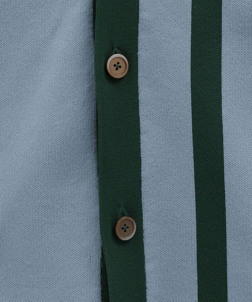 LAKOLE(ラコレ)の「PEアシメストライプカーデ / 987308(カーディガン/ボレロ・メンズ・チャコールグレー/アイボリー/グリーン・X-LARGE/LARGE/MEDIUM)」の10枚目の写真