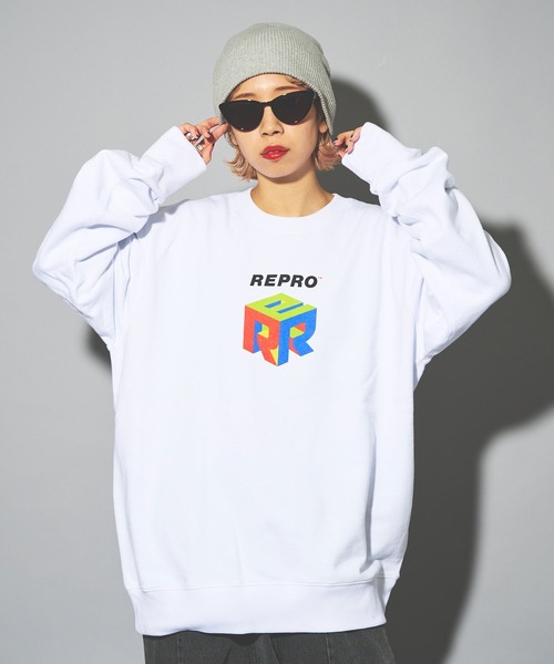 RePRODUCTION LABEL(リプロダクションレーベル)の「【ZOZO限定】【RePRODUCTION LABEL / リプロダクションレーベル】立体ロゴスウェット(スウェット・レディース・杢グレー/ブラック/ホワイト・M/L/XL)」の8枚目の写真
