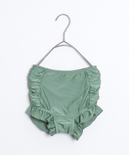 p.premier（ピードットプルミエ）の「ラッシュガードいらずのフリル衿セパレート水着（水着・キッズ・ブラック/イエロー/ブラウン・80/90/100/110/120/130/140）」の14枚目の写真