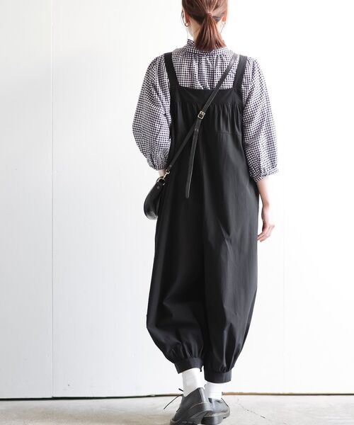 rps(アールピーエス)の「ナイロンオールインワン(サロペット/オーバーオール・レディース・ブラック/チャコールグレー/ライトカーキ・フリー)」の14枚目の写真