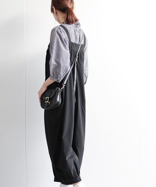 rps(アールピーエス)の「ナイロンオールインワン(サロペット/オーバーオール・レディース・ブラック/チャコールグレー/ライトカーキ・フリー)」の15枚目の写真