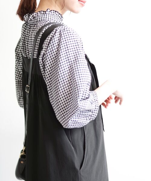 rps(アールピーエス)の「ナイロンオールインワン(サロペット/オーバーオール・レディース・ブラック/チャコールグレー/ライトカーキ・フリー)」の17枚目の写真