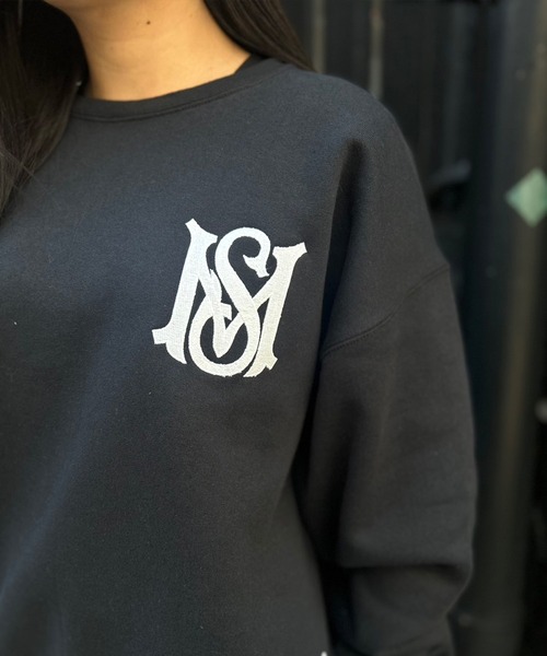 MFC STORE（エムエフシーストア）の「MFC STORE MSLOGO CREWNECK GLOW IN THE DARK（スウェット・メンズ・ブラック/ネイビー/グレー・L/XL/M）」の6枚目の写真