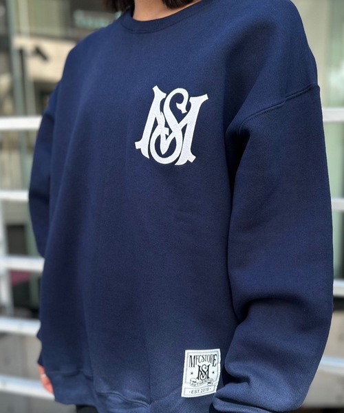 MFC STORE（エムエフシーストア）の「MFC STORE MSLOGO CREWNECK GLOW IN THE DARK（スウェット・メンズ・ブラック/ネイビー/グレー・L/XL/M）」の9枚目の写真
