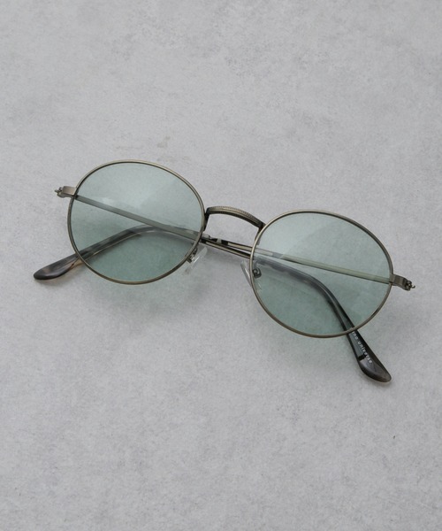 NANO universe(ナノユニバース)の「ボストン型メタルサングラス(サングラス・メンズ・グレー/カーキ/ブルー・FREE)」の2枚目の写真