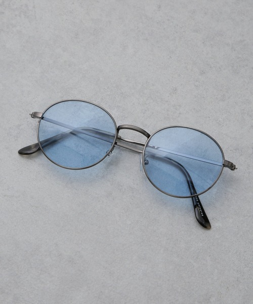 NANO universe(ナノユニバース)の「ボストン型メタルサングラス(サングラス・メンズ・グレー/カーキ/ブルー・FREE)」の3枚目の写真