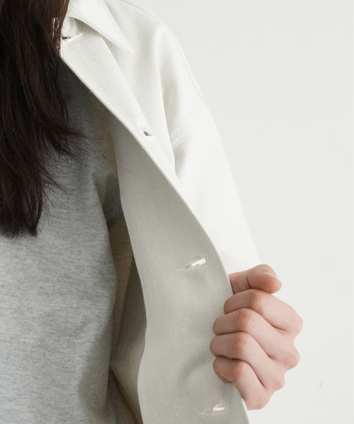 NEONSIGN（ネオンサイン）の「NEONSIGN Inside Out Denim S/S Shirts（Tシャツ/カットソー・メンズ・ベージュ・44/46）」の3枚目の写真