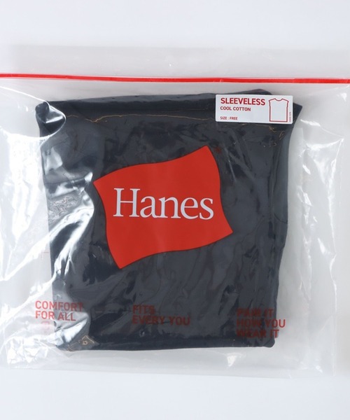 HANES(ヘインズ)の「【Hanes】スリーブレスTee HW3-Z102 / HW3-B102(Tシャツ/カットソー・レディース・ブラック/ホワイト/ライトブルー/グレイッシュベージュ/ベージュ/チャコールグレー・FREE)」の13枚目の写真
