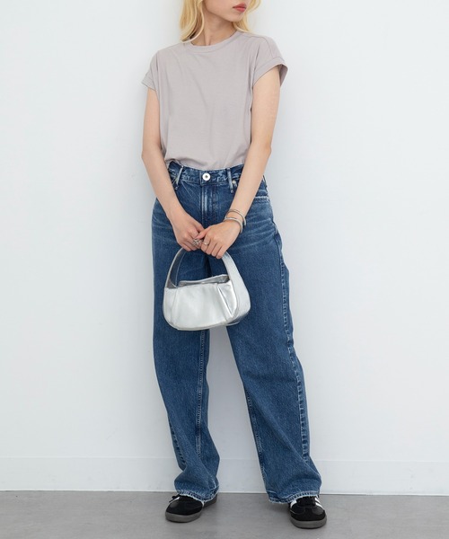 HANES(ヘインズ)の「【Hanes】スリーブレスTee HW3-Z102 / HW3-B102(Tシャツ/カットソー・レディース・ブラック/ホワイト/ライトブルー/グレイッシュベージュ/ベージュ/チャコールグレー・FREE)」の22枚目の写真