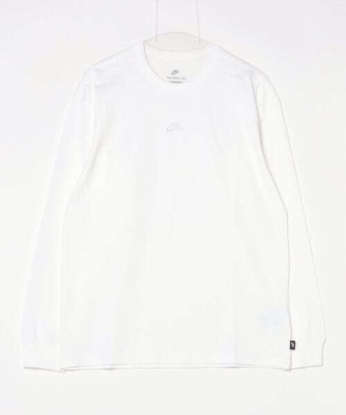 NIKE(ナイキ)の「ナイキ NIKE ナイキ NSW PREM エッセンシャル SUST L/S Tシャツ(Tシャツ/カットソー・メンズ・ホワイト/ブラック・LL/S/M/L/3L)」の2枚目の写真