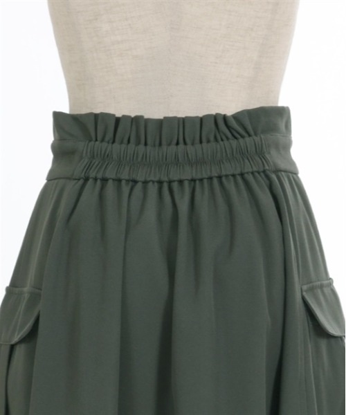 axes femme（アクシーズファム）の「ポケット付フロントジップスカート（スカート・レディース・カーキ/ブラック/グレー/ベージュ・FREE）」の16枚目の写真