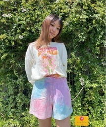 SALT WATER L/S TEE/ロキシー長袖袖プリントロンT