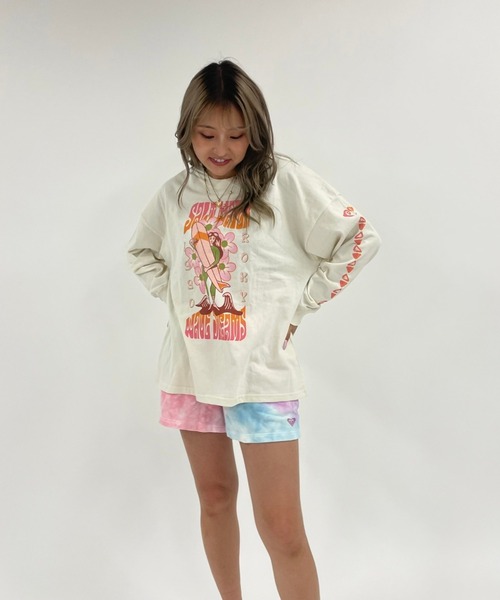 ROXY（ロキシー）の「SALT WATER L/S TEE/ロキシー長袖袖プリントロンT（Tシャツ/カットソー・レディース・ホワイト/ブラック/ブラウン・MEDIUM/LARGE）」の15枚目の写真