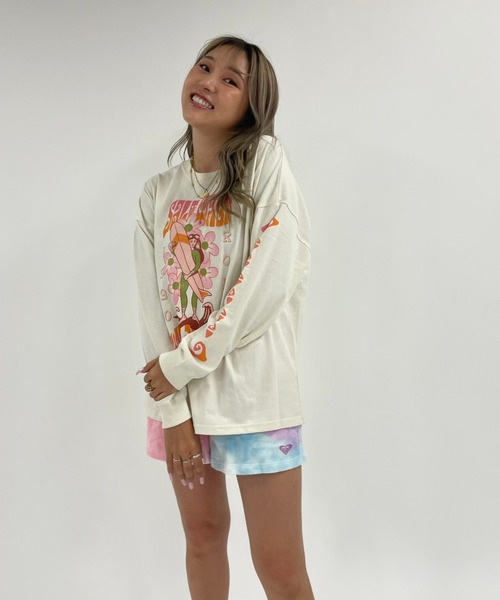 ROXY（ロキシー）の「SALT WATER L/S TEE/ロキシー長袖袖プリントロンT（Tシャツ/カットソー・レディース・ホワイト/ブラック/ブラウン・MEDIUM/LARGE）」の16枚目の写真
