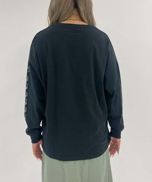 ROXY（ロキシー）の「SALT WATER L/S TEE/ロキシー長袖袖プリントロンT（Tシャツ/カットソー・レディース・ホワイト/ブラック/ブラウン・MEDIUM/LARGE）」の18枚目の写真