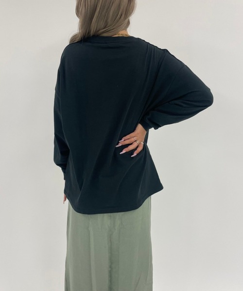 ROXY（ロキシー）の「SALT WATER L/S TEE/ロキシー長袖袖プリントロンT（Tシャツ/カットソー・レディース・ホワイト/ブラック/ブラウン・MEDIUM/LARGE）」の21枚目の写真