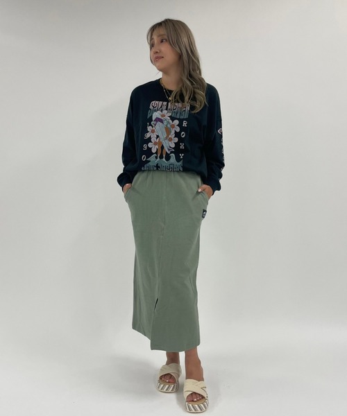 ROXY（ロキシー）の「SALT WATER L/S TEE/ロキシー長袖袖プリントロンT（Tシャツ/カットソー・レディース・ホワイト/ブラック/ブラウン・MEDIUM/LARGE）」の22枚目の写真