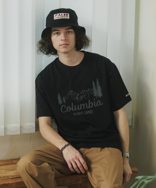 Columbia(コロンビア)の「Columbia/コロンビア Yahara Forest Graphic SS Tee Tシャツ(Tシャツ/カットソー・メンズ・ホワイト系2/ホワイト系1/ブラック系1/ブラック系2・XL/L/M)」の4枚目の写真