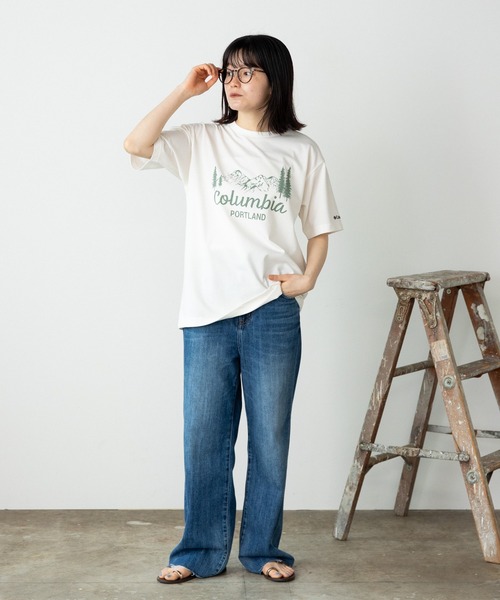 Columbia(コロンビア)の「Columbia/コロンビア Yahara Forest Graphic SS Tee Tシャツ(Tシャツ/カットソー・メンズ・ホワイト系2/ホワイト系1/ブラック系1/ブラック系2・XL/L/M)」の14枚目の写真