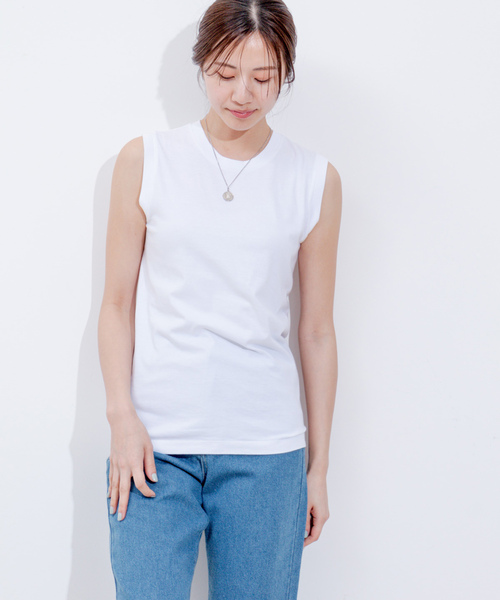 Jayro(ジャイロ)の「Hanes Japan Fit for HER スリーブレスTシャツ(Tシャツ/カットソー・レディース・その他・M)」の11枚目の写真