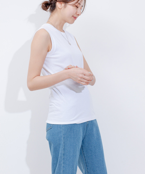 Jayro(ジャイロ)の「Hanes Japan Fit for HER スリーブレスTシャツ(Tシャツ/カットソー・レディース・その他・M)」の12枚目の写真