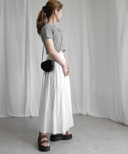 minia（ミニア）の「ハートチェーンミニショルダー（ショルダーバッグ・レディース・ブラック/シルバー/アイボリー・FREE）」の17枚目の写真