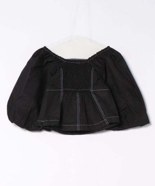 SLY(スライ)の「BALLOON SLEEVE 2WAY BL バルーン スリーブ 2ウェイ ブラウス(シャツ/ブラウス・レディース・ホワイト/ライトカーキ/ブラック・FREE)」の4枚目の写真