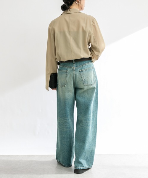 RIVE DROITE(リヴドロワ)の「シアーサファリジャケット(ミリタリージャケット・レディース・カーキ/ベージュ・FREE)」の21枚目の写真