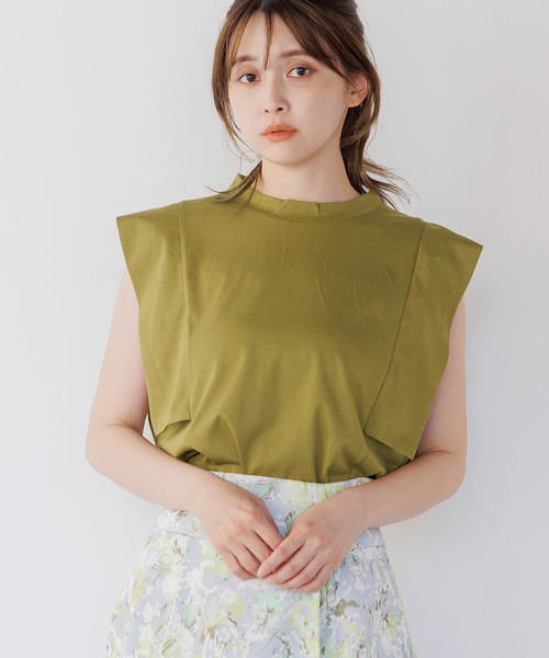 Dita Muaj.(ディータムアージュ)の「スクエアスリーブプルオーバー(Tシャツ/カットソー・レディース・ホワイト/ブラック/カーキ・FREE)」の17枚目の写真
