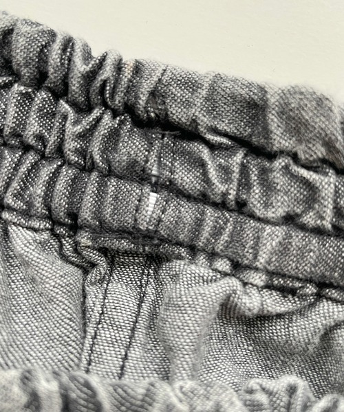 ARCH & LINE（アーチアンドライン）の「LIGHT DENIM SHORTS 薄手デニム 甚平（デニムパンツ・キッズ・ブラック/ブルー/グレー/アクア・S/M/L/XL）」の17枚目の写真