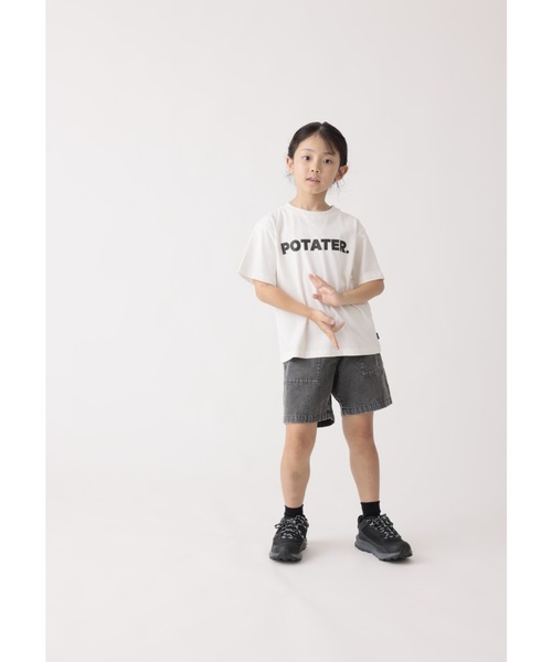 ARCH & LINE（アーチアンドライン）の「LIGHT DENIM SHORTS 薄手デニム 甚平（デニムパンツ・キッズ・ブラック/ブルー/グレー/アクア・S/M/L/XL）」の20枚目の写真