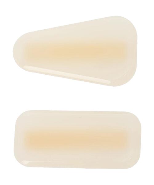 Green Parks(グリーンパークス)の「・HALF TIME パステルカラークリップ2pcs(その他ヘアアクセサリー・レディース・アイボリー/ライトグレー・FREE)」の7枚目の写真