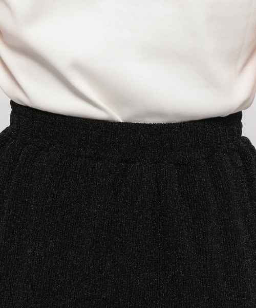 LEPSIM（レプシィム）の「ラメリブナロースカート　124068（スカート・レディース・ブラック/イエロー/グレー・FREE）」の13枚目の写真