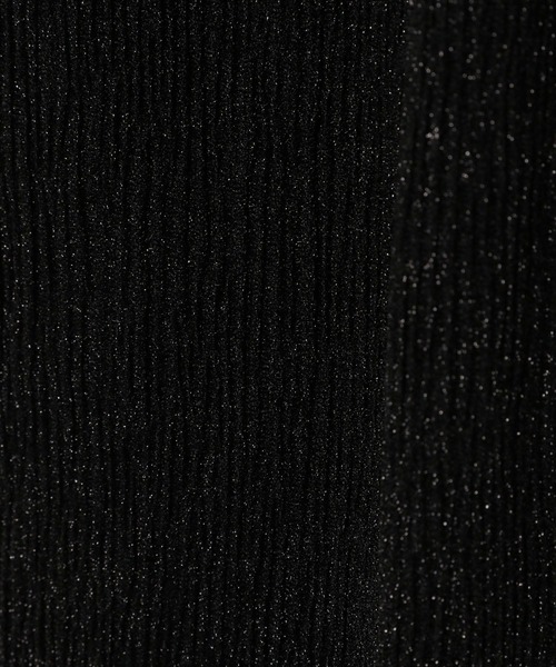 LEPSIM（レプシィム）の「ラメリブナロースカート　124068（スカート・レディース・ブラック/イエロー/グレー・FREE）」の7枚目の写真