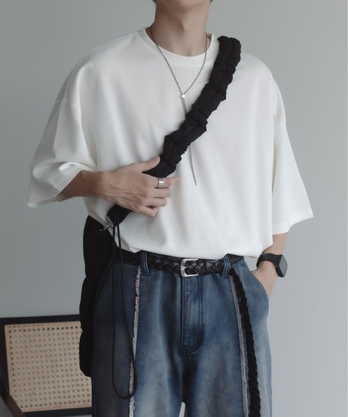 epnok(エプノック)の「2WAYシャーリングトートバッグ(ショルダーバッグ・メンズ・グレー/ブラック・ONE SIZE)」の15枚目の写真