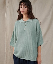 ONCILY | SILVER BUTTON POLO SHIRT / シルバーボタンポロシャツ(ポロシャツ)