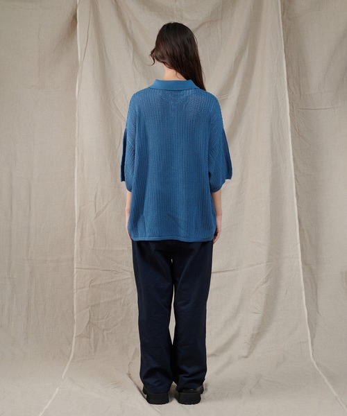 ONCILY（オンシェリー）の「SILVER BUTTON POLO SHIRT / シルバーボタンポロシャツ（ポロシャツ・メンズ・グリーン/ブラック/ブルー・SMALL/MEDIUM/LARGE）」の12枚目の写真