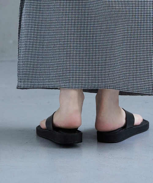 Fashion Letter(ファッションレター)の「日本製 トングサンダル スポサン レディース(サンダル・レディース・ホワイト/ブラック/シルバー・S/M/L/LL)」の13枚目の写真