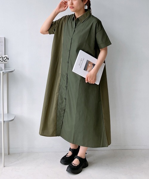 AS KNOW AS plus（アズノゥアズプラス）の「◎切り替えシンプル半袖