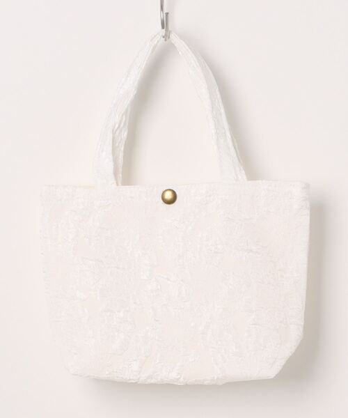TONE SELECT GOODS(トーンセレクトグッズ)の「Liaa/花柄 ミニトートバッグ A18344(トートバッグ・レディース・ホワイト/ブラック/ピンク/ブルー・FREE)」の5枚目の写真
