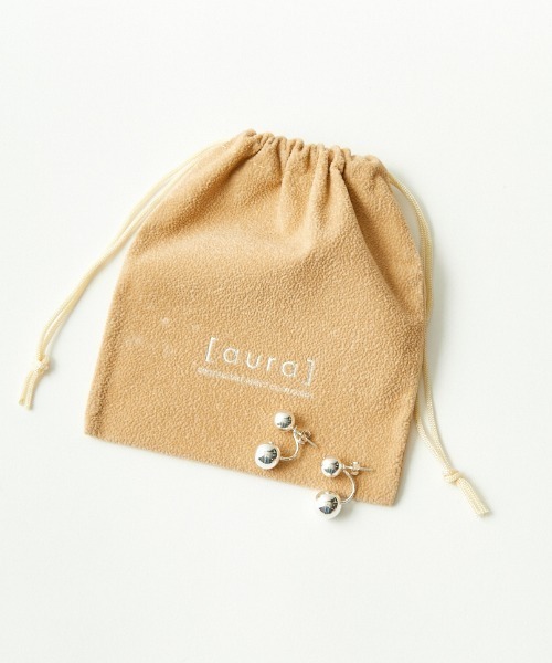 Aura（アウラ）の「[aura/オーラ] 2WAY MOVE BALL シルバーピアス（ピアス（両耳用）・レディース・シルバー・F）」の7枚目の写真