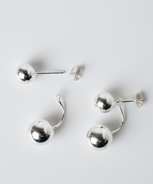 Aura（アウラ）の「[aura/オーラ] 2WAY MOVE BALL シルバーピアス（ピアス（両耳用）・レディース・シルバー・F）」の17枚目の写真