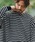 CAMBIO�i�J���r�I�j�́umlt4780-Span Fraise Border Key Neck Long Sleeve Pullover �J�b�g�\�[�iT�V���c/�J�b�g�\�[�j�v�b�u���b�N×�z���C�g