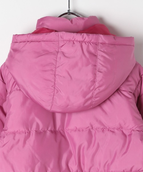 BAYFLOW（ベイフロー）の「[軽くてあったか♪] エアサーマルフードジャケット (KIDS)（ダウンジャケット/コート・キッズ・ブラック/カーキ/ブルー/パープル/ピンク・110cm/120cm/130cm/140cm/150cm）」の20枚目の写真