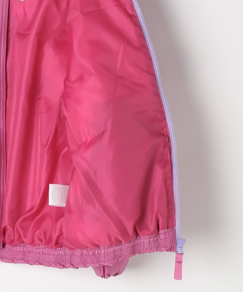 BAYFLOW（ベイフロー）の「[軽くてあったか♪] エアサーマルフードジャケット (KIDS)（ダウンジャケット/コート・キッズ・ブラック/カーキ/ブルー/パープル/ピンク・110cm/120cm/130cm/140cm/150cm）」の7枚目の写真