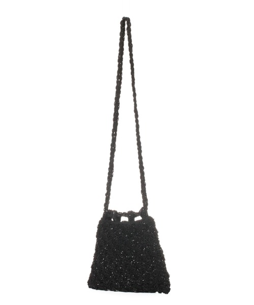 The Bagmati(ザバグマティ)の「【BAGMATI】ビーズバッグ(ショルダーバッグ・レディース・ブラック/アイボリー・FREE)」の8枚目の写真