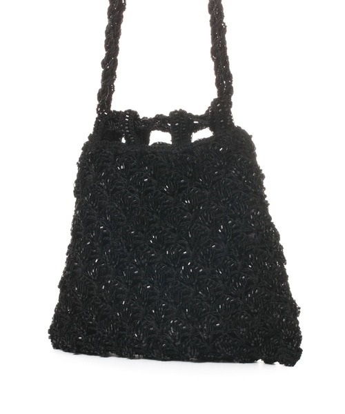 The Bagmati(ザバグマティ)の「【BAGMATI】ビーズバッグ(ショルダーバッグ・レディース・ブラック/アイボリー・FREE)」の7枚目の写真