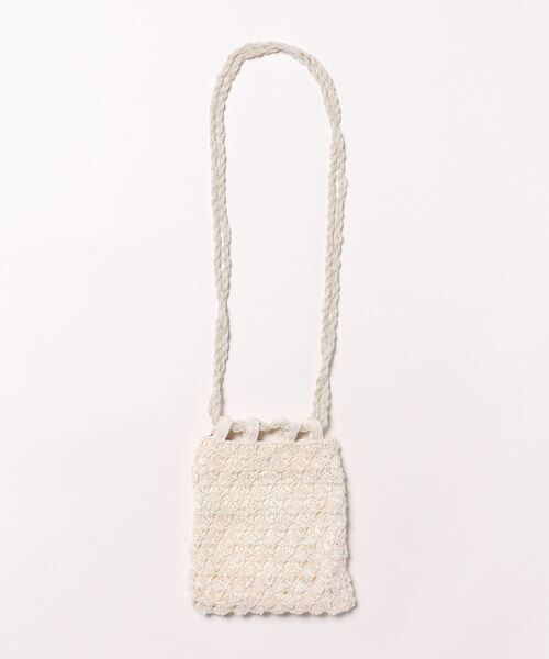 The Bagmati(ザバグマティ)の「【BAGMATI】ビーズバッグ(ショルダーバッグ・レディース・ブラック/アイボリー・FREE)」の9枚目の写真