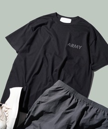 made in standard （メイドインスタンダード）の「MADE IN STANDARD/メイドインスタンダード ARMY TEE アーミー リフレクト プリントTシャツ（Tシャツ/カットソー）」